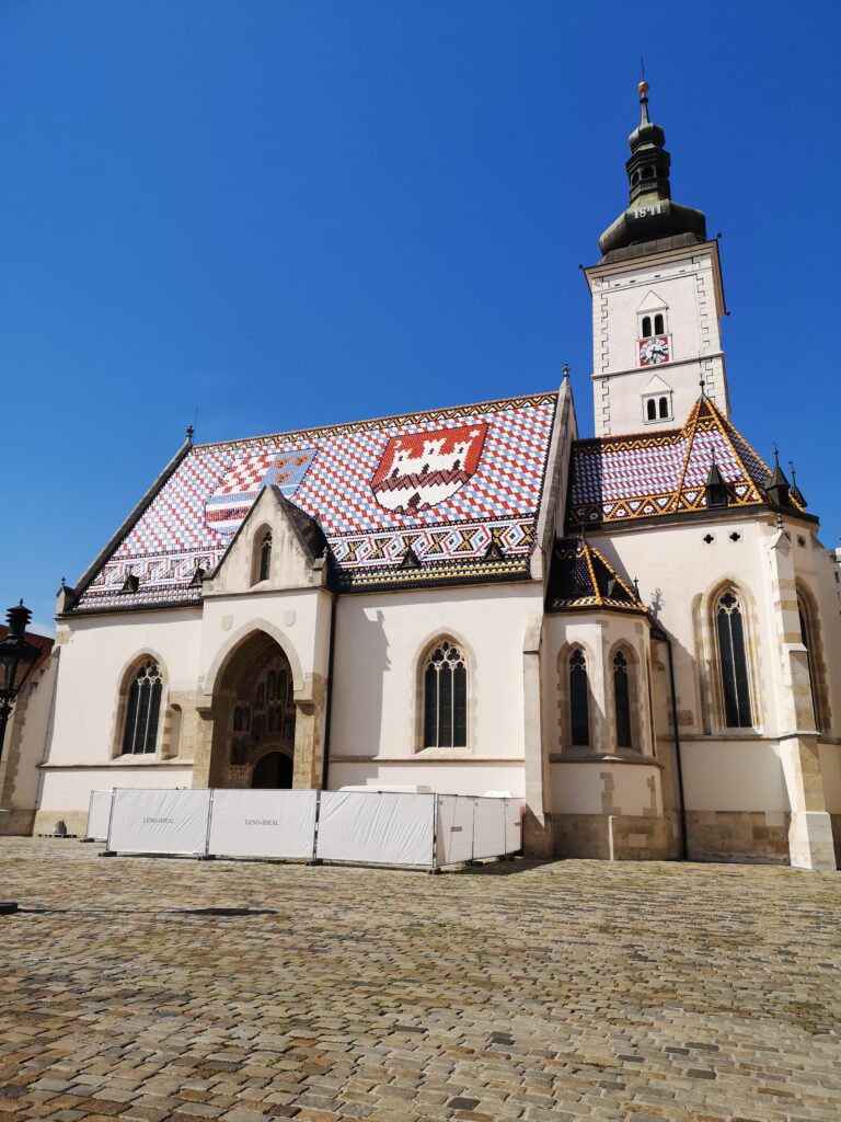 St Marks Church in Upper Town, Zagreb, Croatia