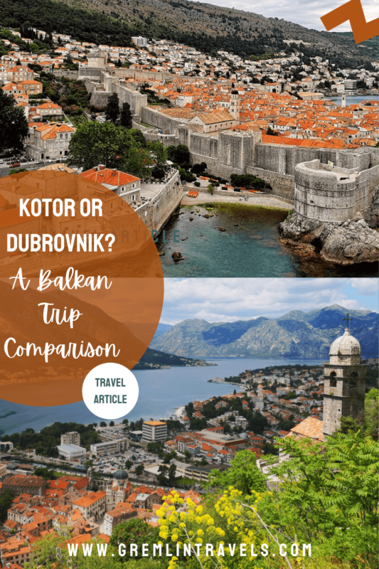 Dubrovnik Or Kotor - Pinterest