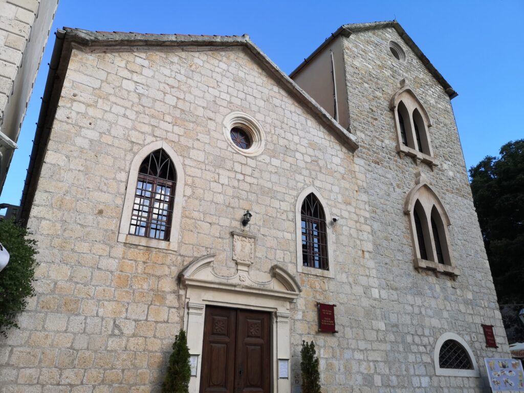 One of the beautiful old churches in Budva Old Town - explore more with our Budva travel guide