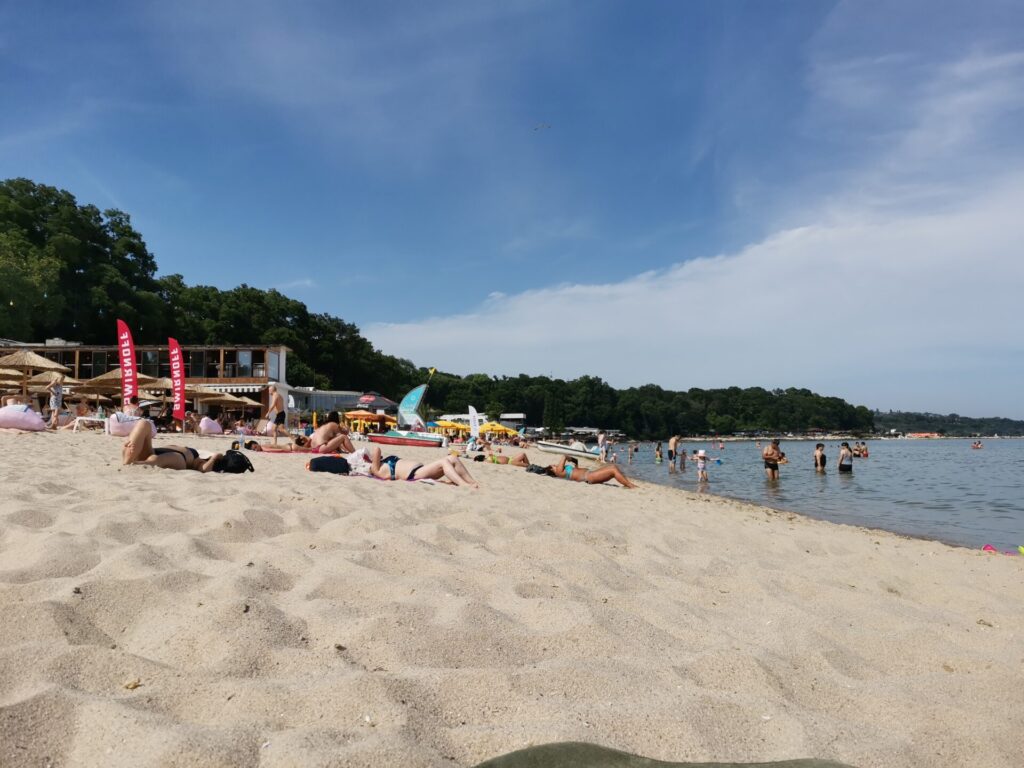 Varna beach on a sunny day is one of the best things to do in Varna