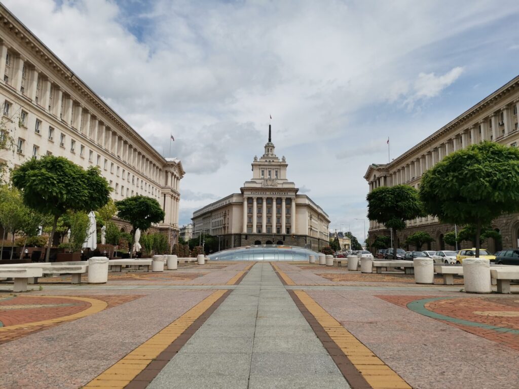 Parliament Square in Sofia, Bulgaria