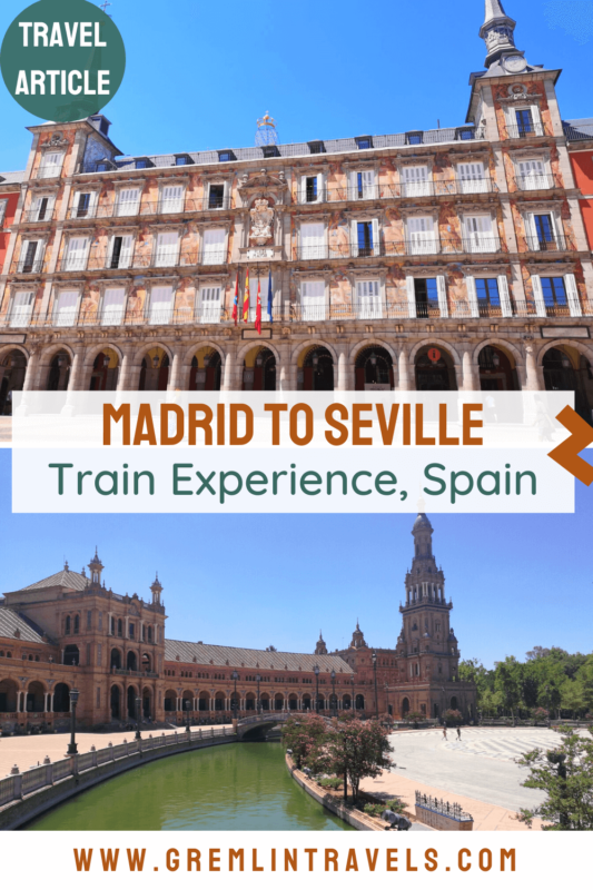 Madrid to Seville train experience - Spain - Pinterest