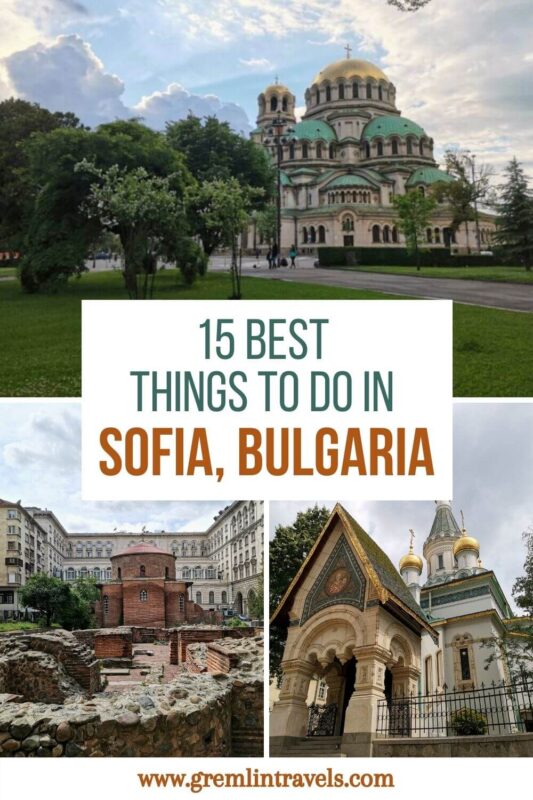 The best things to do in Sofia Bulgaria