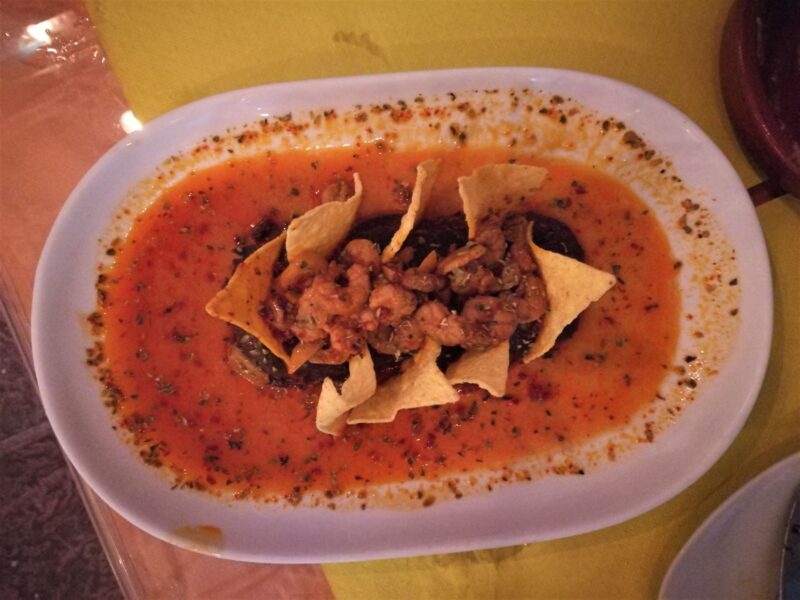 A plate of deliciously authentic mexican food in Seville, Spain from El Cantina