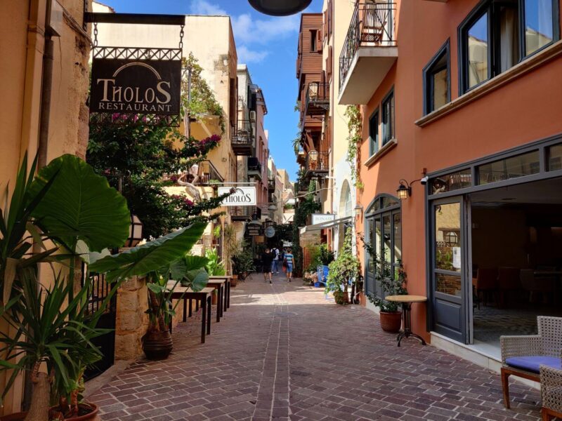 The Streets of Chania are beautiful and wandering these is a must-do when visiting Chania, Crete