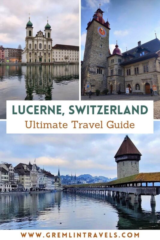 Lucerne Travel Guide - Pinterest image