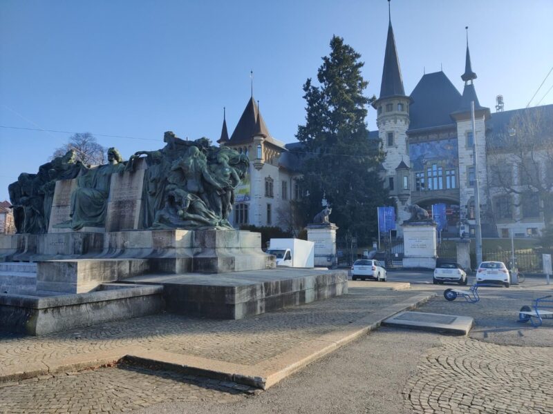 The large Historical Museum and Einstein Museum in Bern, Switzerland