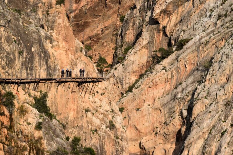 This is just a small section of the Caminito del Rey trail which is situated around an hour outside of Malaga city. The trail is one of the best things to do in Malaga for the adventurous!