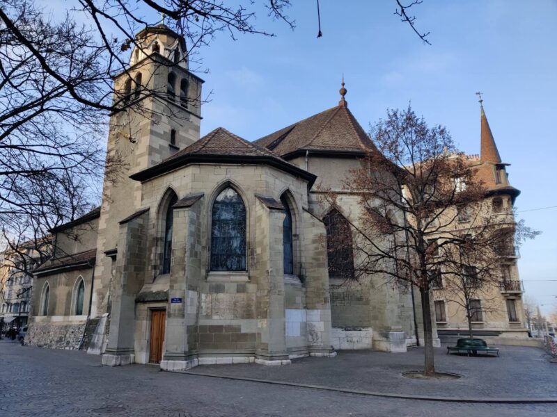 St.Pierre Cathedral in the heart of Geneva's Old Town, a must-see for anyone visiting Geneva